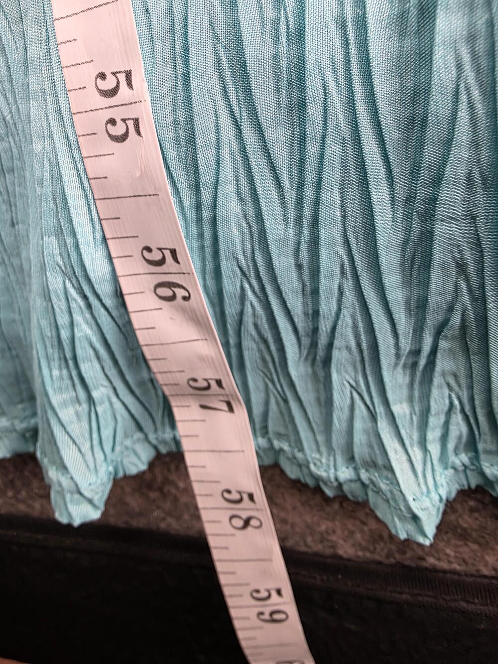 Taylor Dress Womens M Blue Maxi Sundress V-Neck Pleated Chiffon Lined Strappy - Picture 4 of 7